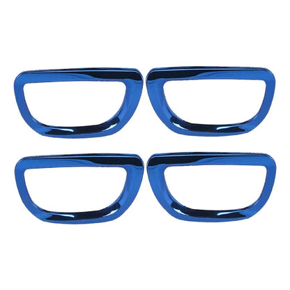 Blue Interior Door Handle Trim Cover for Toyota Corolla (2014-2018)