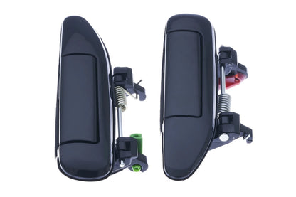 2 x Front Outer Door Handle Black for Nissan Patrol (1997–2016)