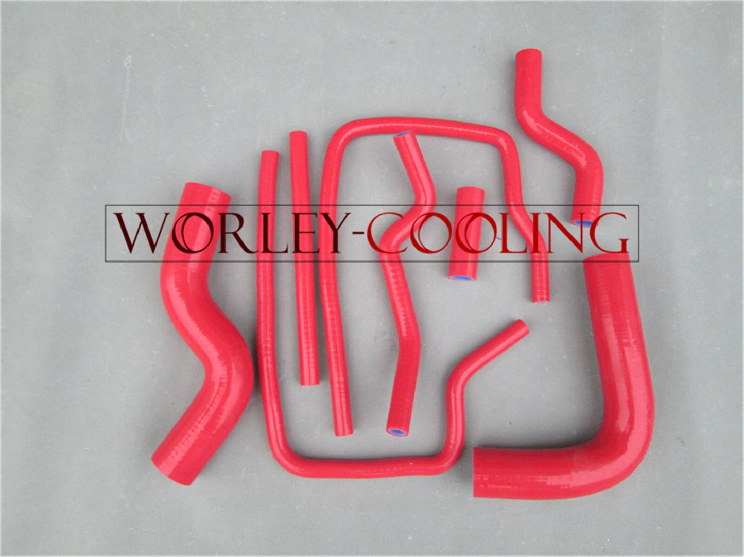 Radiator & Shroud & RED Hose for Subaru Impreza WRX GC8 STI (1992-2000)