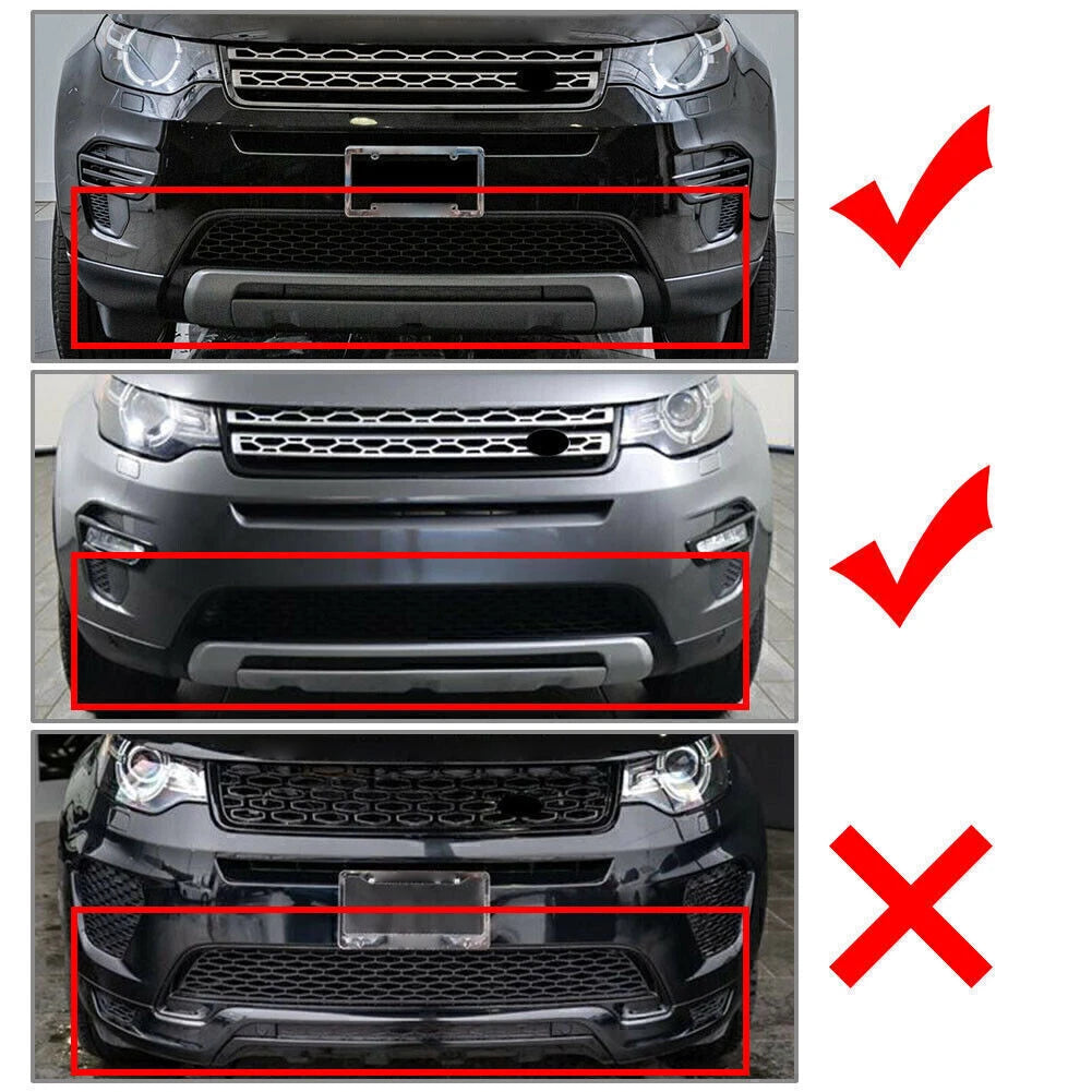 Silver Bumper Trim Chin Lip for Land Rover Discovery Sport L550 2.0L (15-19)