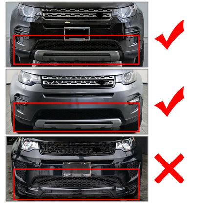 Silver Bumper Trim Chin Lip for Land Rover Discovery Sport L550 2.0L (15-19)