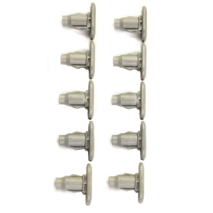 10 x Gray Rocker Moulding Clips for Lexus GX470 (2003–2004)