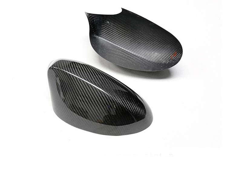 Real Carbon Fiber Side Mirror Cover Cap For BMW 1 Series E87 120i 130i 2007-2008