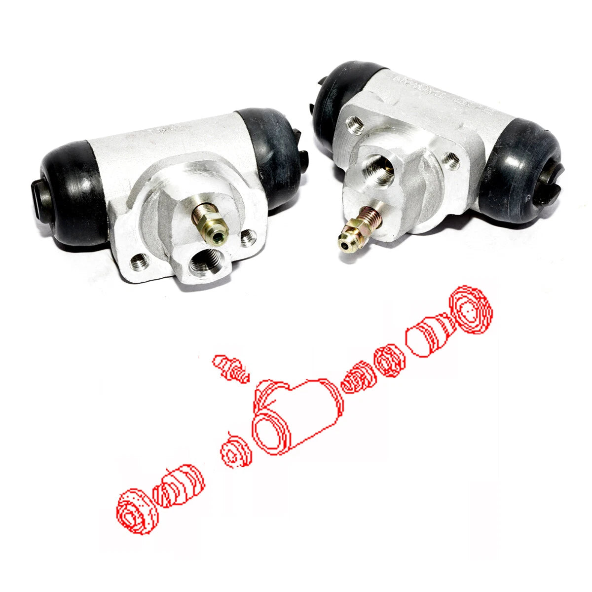 7/8 Rear Brake Cylinder Set for Nissan Bluebird 910 Sedan 1979-1983
