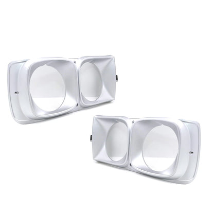 Chrome Headlight Light  Door x2 for Isuzu Faster KB/Bedford KB 1972-1980