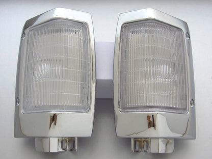 Chrome Front Corner Light Signal Indicator for Nissan Navara D21 (1992-1997)
