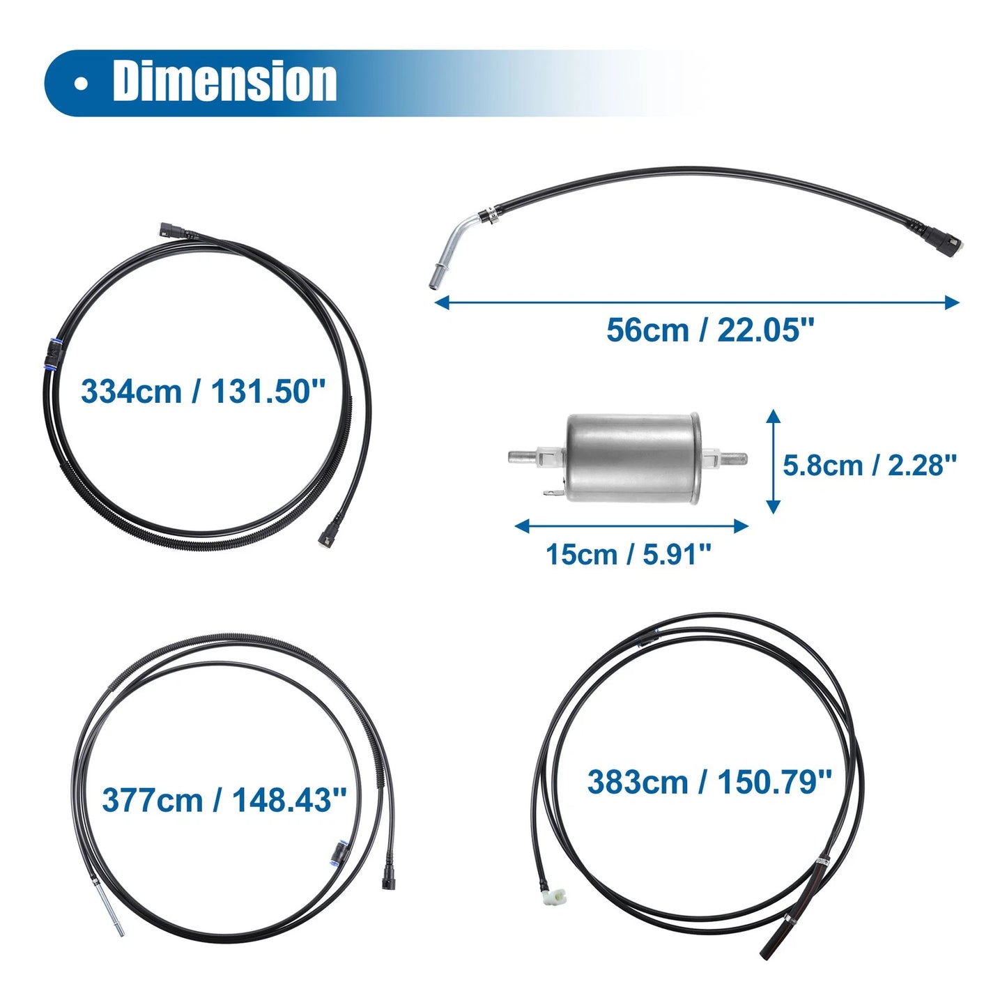Fuel Lines Kit for Chevy Silverado 1500