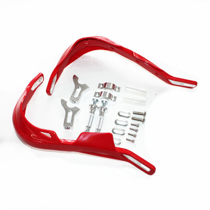 22mm Heavy Duty Red Alloy Handle Bar Hand Guards for PIT PRO Trail Quad ATV