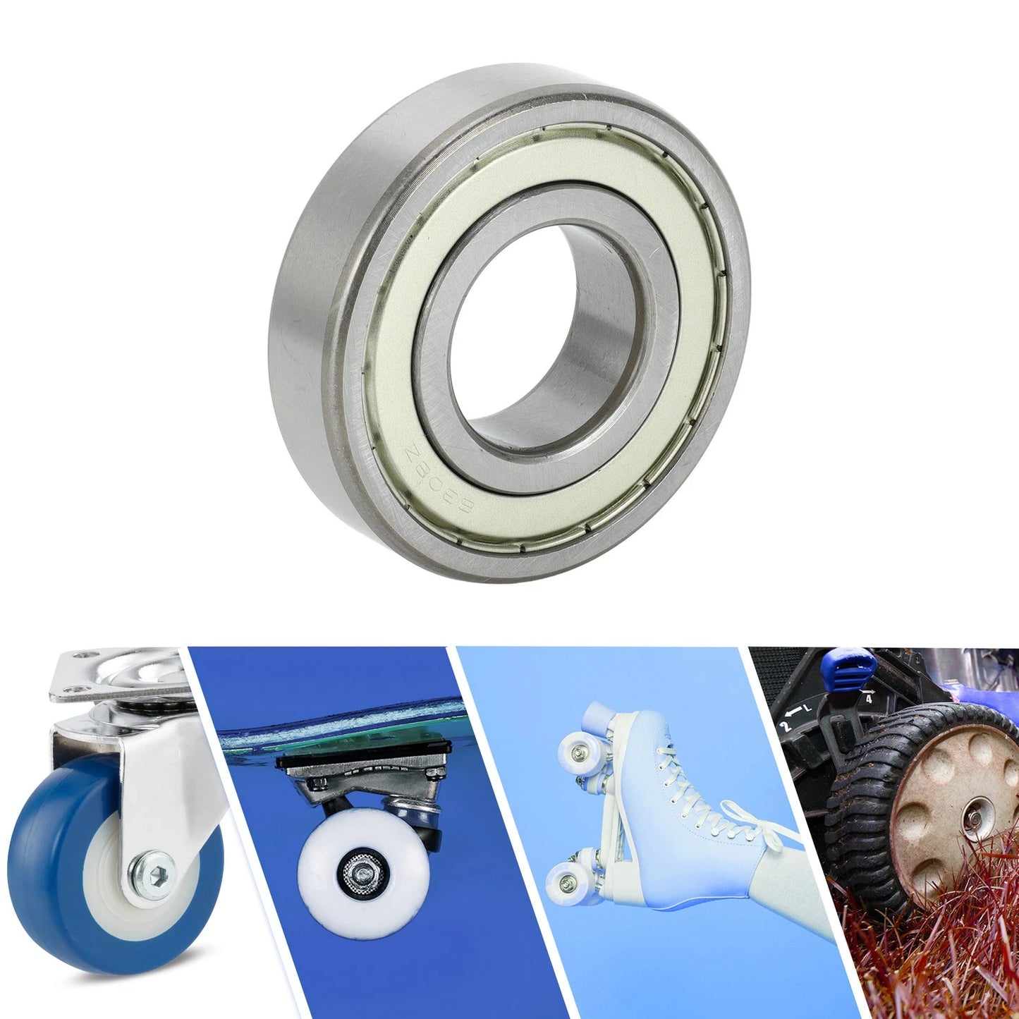 40x90x23mm Deep Groove Ball Bearings 1 Pc for Scooter Skateboard Wheel