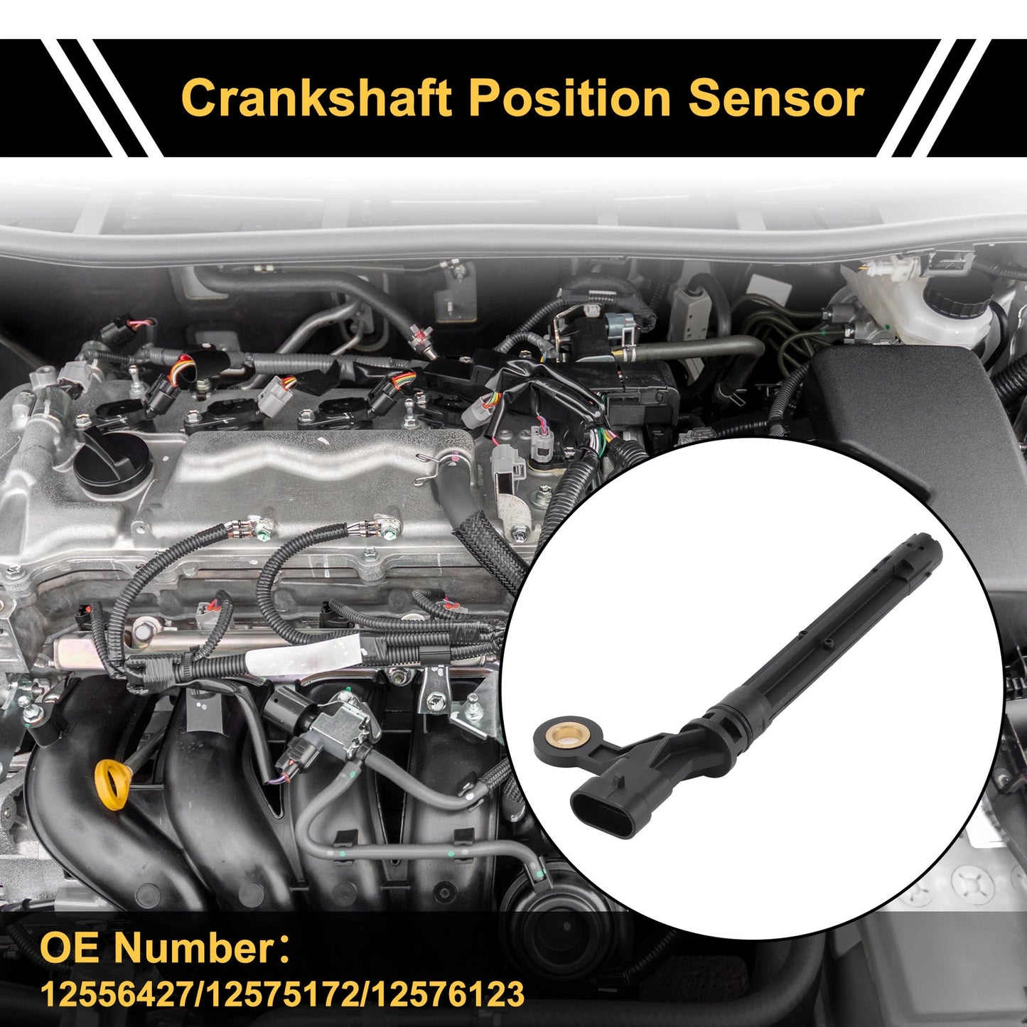 Crankshaft Position Sensor for GMC Sierra 2500HD & 3500HD (2001 - 2006)