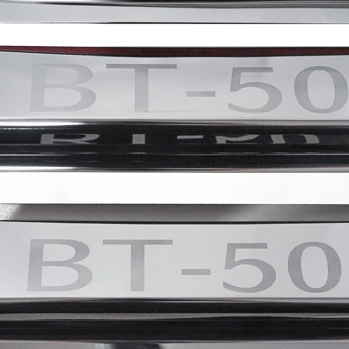 Stainless Chrome Door Sill Scuff Plates for Mazda BT-50 (2021-2025)