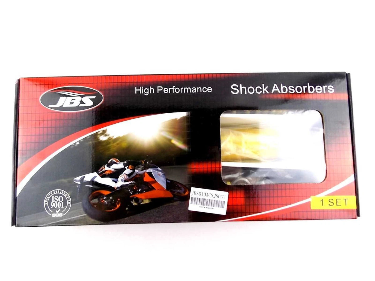 280mm JBS Air Nitrogen Cell Shock Absorbers for Yamaha DT50 (1972-1980)