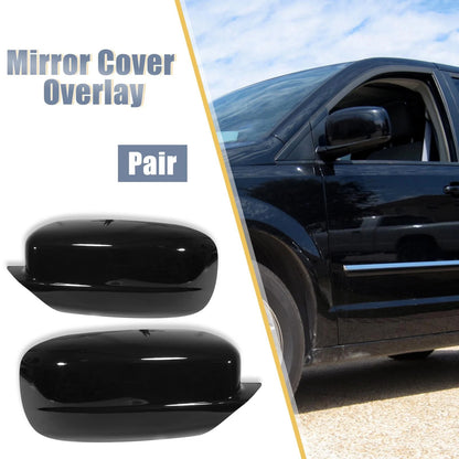 Glossy Black Side Mirror Cover for Chrysler 200/300 & Dodge Charger(2011-2021)