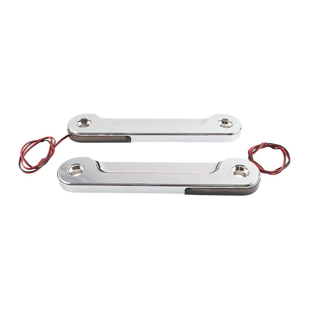 LED Flush Fork Turn Signal Brackets for Harley Street Glide & Electra Glide