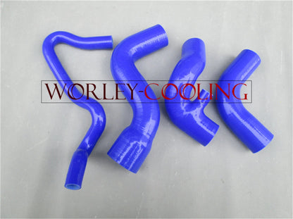 Turbo Hose Kit for Audi A4 1.8T B5 (1995-1997) - QLD Blue Silicone 2 x