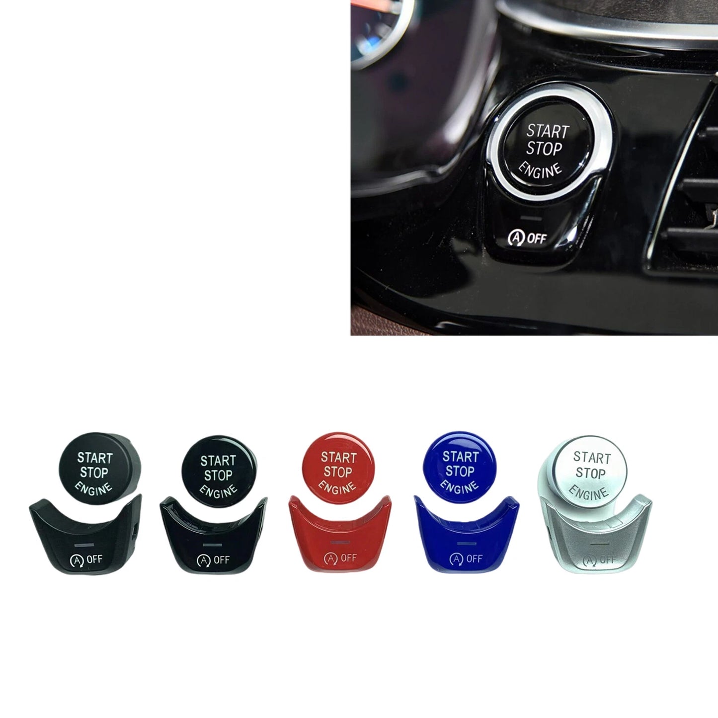 Ignition Start Stop Button Cap for BMW 1 Series (2016-2023)