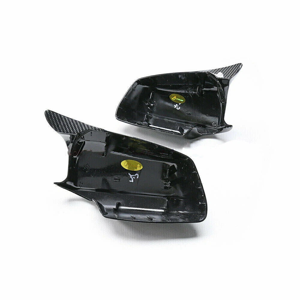 M Style Carbon Fiber Mirror Covers for BMW 5 Series F10 (2010-2013)
