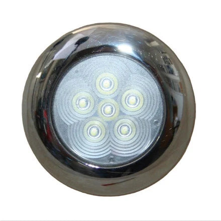 LED Interior Light 12V for Boat/Marine/Caravan Flush Mount Stainless Steel