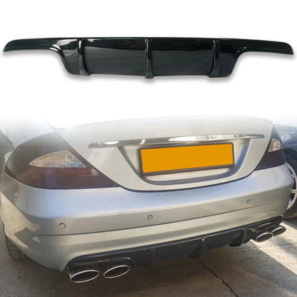 Rear Bumper Diffuser Cover for Benz C219 CLS55 AMG (2006-2008)