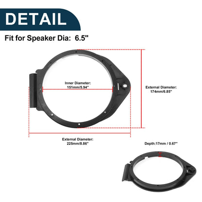 Speaker Spacer Ring Tweeter Adapter for Buick Cadillac