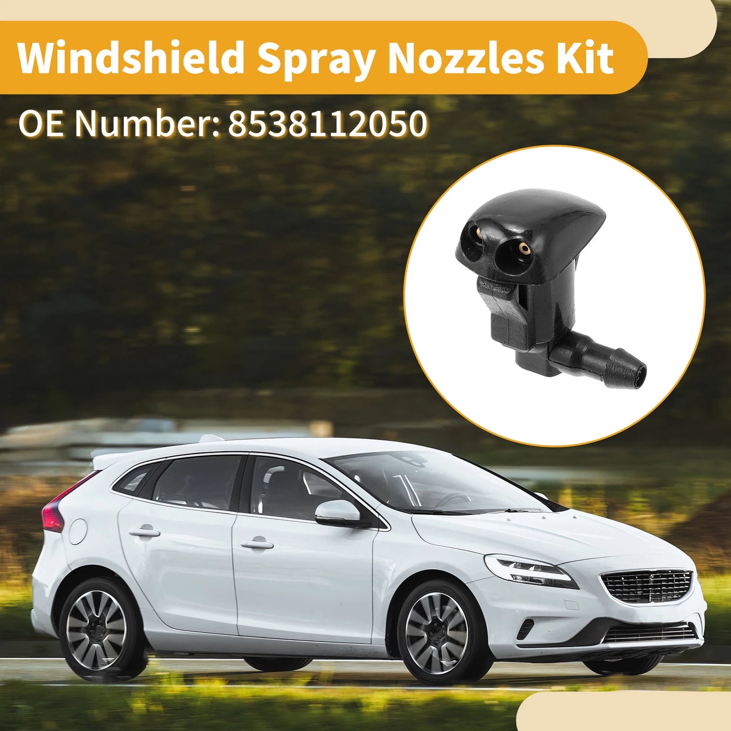 Windshield Washer Nozzle Kit  Gaskets for Toyota RAV4 (2000-2004)