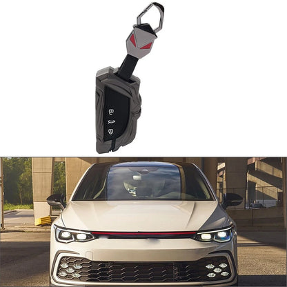 3 Button Key Shell Cover Fob Black for VW Polo, ID.3, Atlas, Seat Leon (2020-2023)