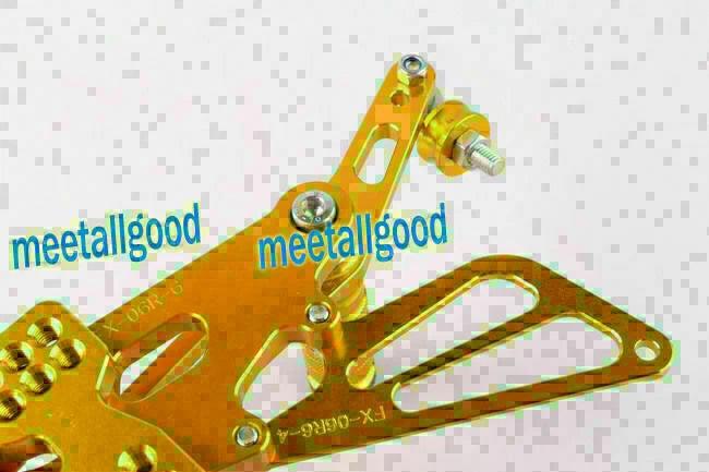 Rearset Footrest Footpegs for Yamaha YZF R6 (2006-2010) - Gold