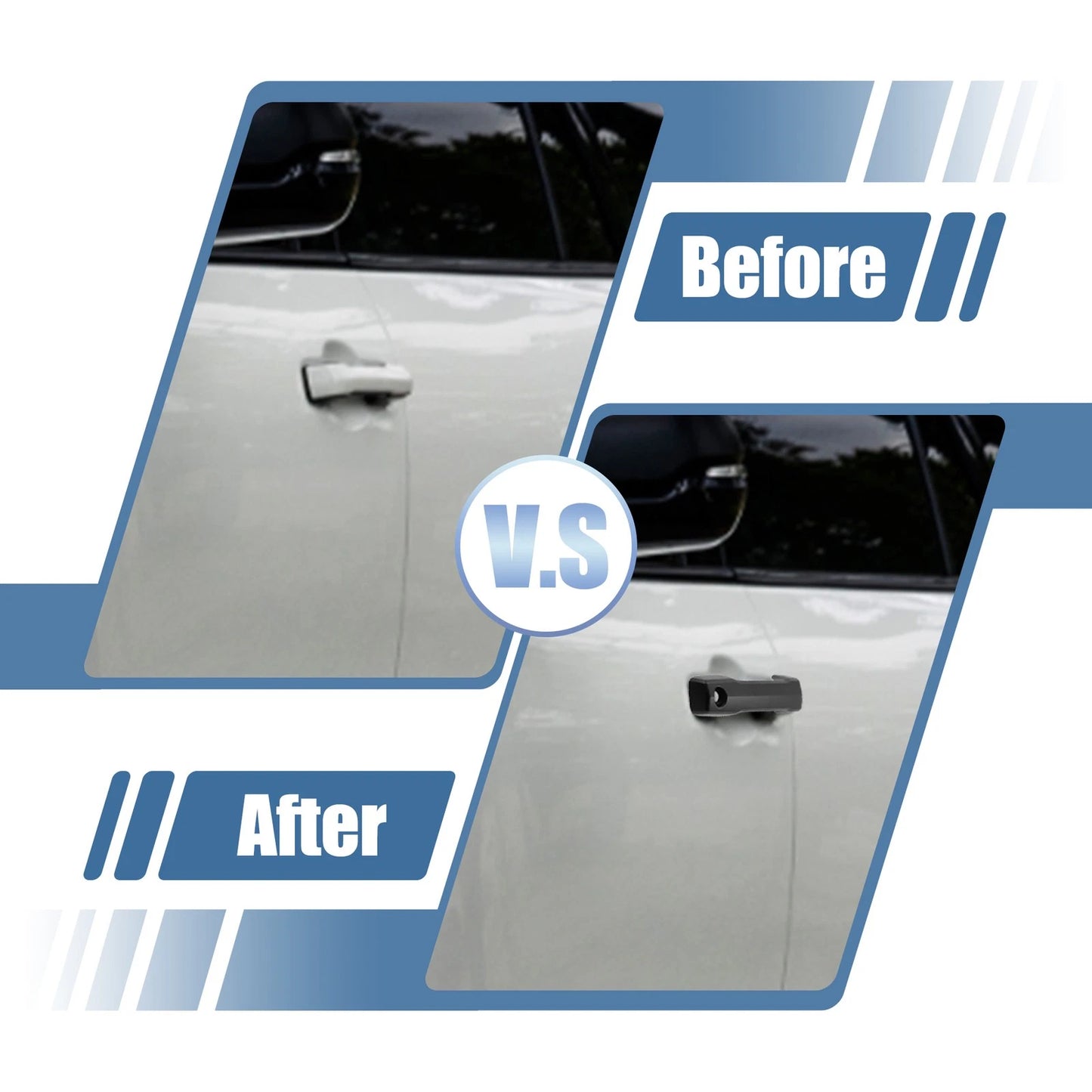 4 x Exterior Door Handle Cover Trim for Toyota Tundra Sequoia (2007-2021)