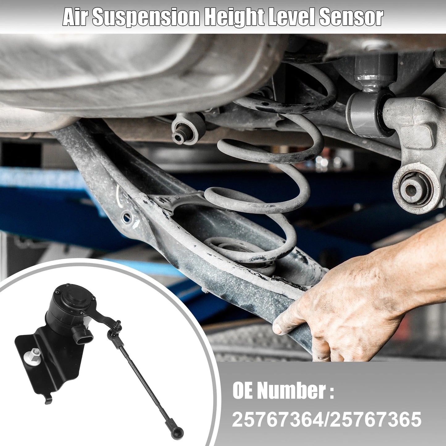 2 x Rear Left/Right Ride Height Level Sensor for Cadillac DTS (2006–2011)