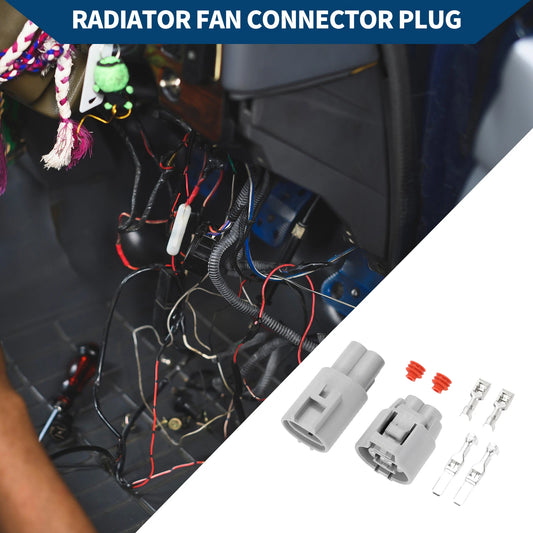 2 Pin Radiator Fan Connector Plug for Toyota RAV4 (2013-2018)