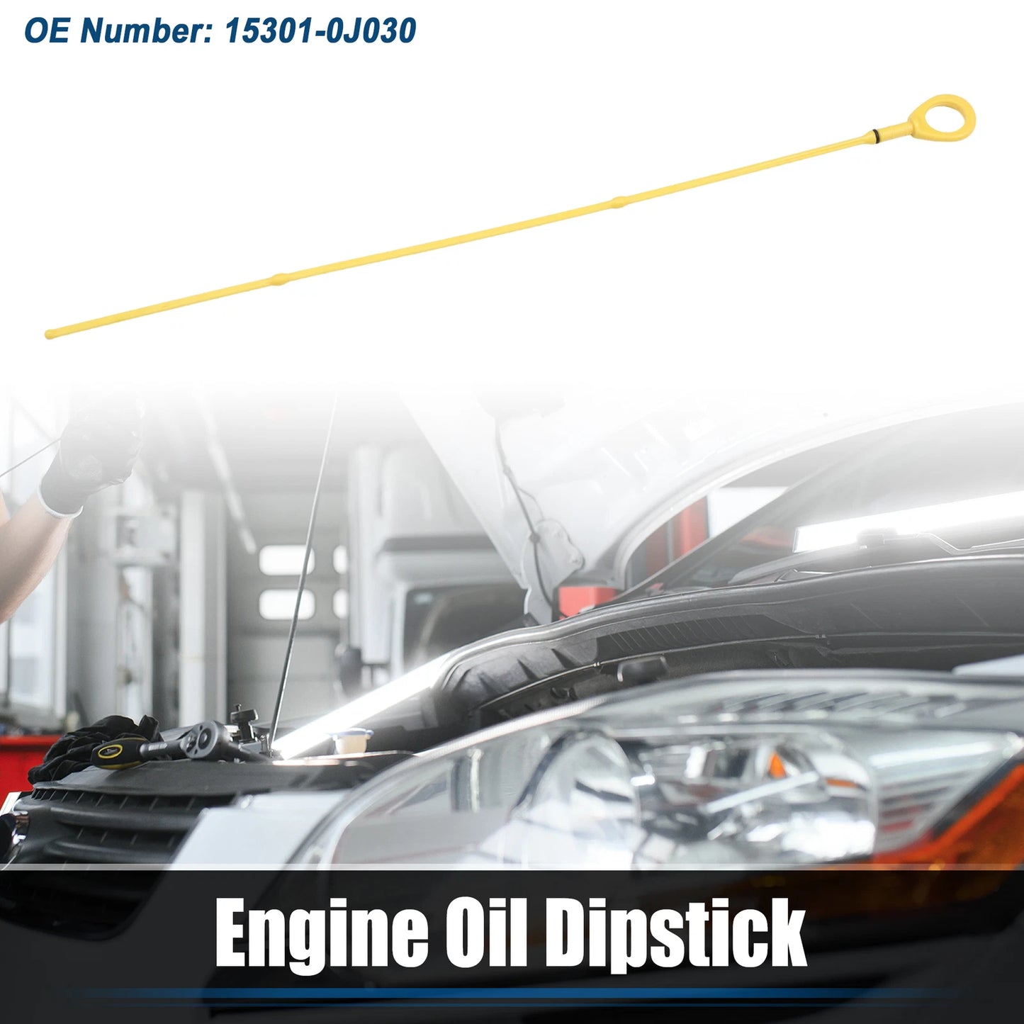 Engine Oil Dipstick for Toyota Yaris (2001-2005) Yellow