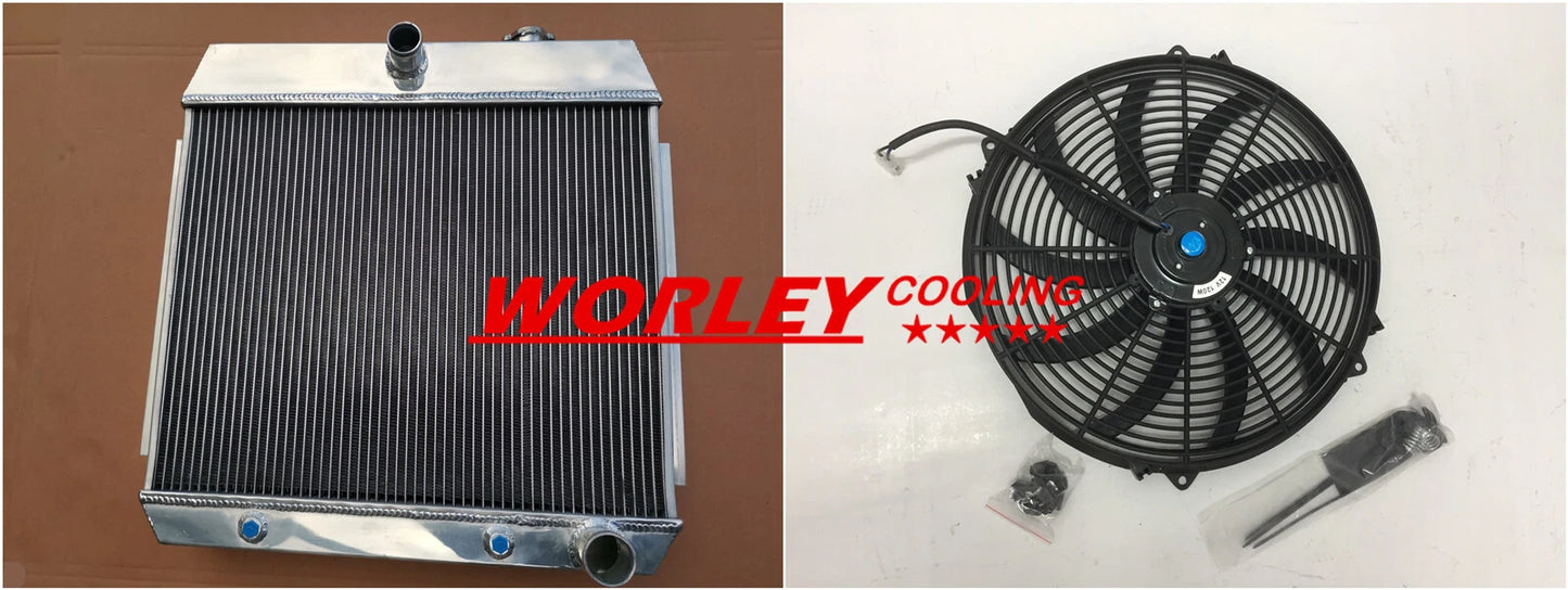 3 Row Aluminum Radiator for Chevrolet Bel Air 283 V8 (1955-1957)