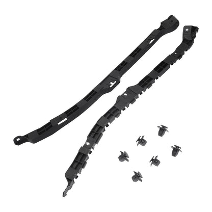Rear Bumper Support Bracket 1 Pair for Honda Accord (2008-2012) Black