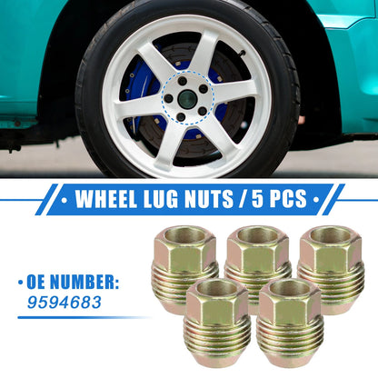 5 x M12x1.5 Wheel Lug Nut for Chevrolet Equinox & Chrysler Sebring