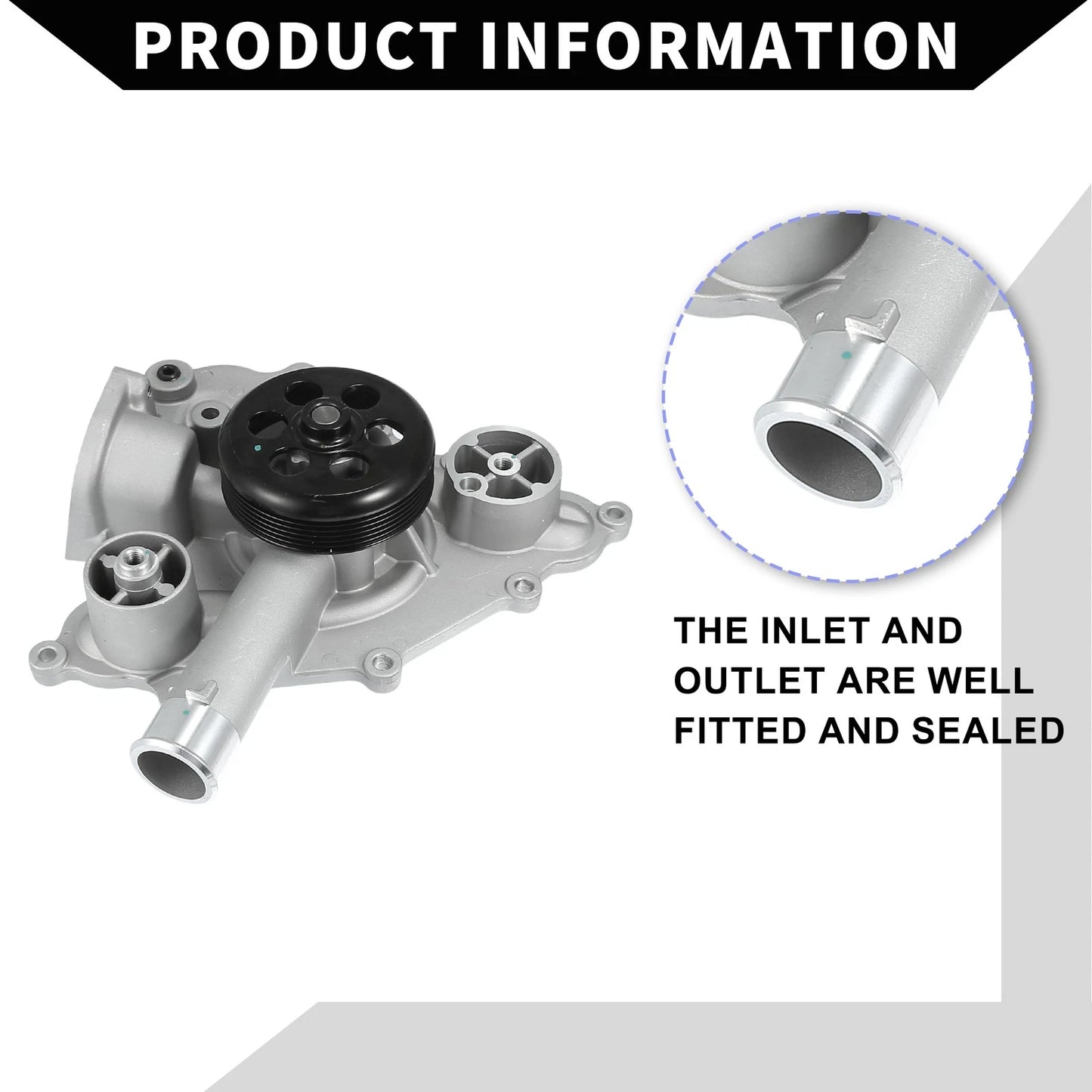 Water Pump for Chrysler 300 (2005-2010) 1 x Rubber Band Kit