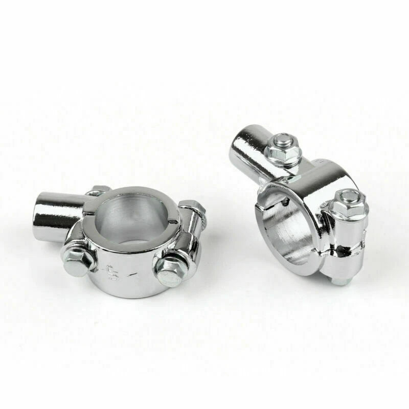 2 x Mirror Clamp Holder for Dalter 25mm Handlebar M10 Motorcycle