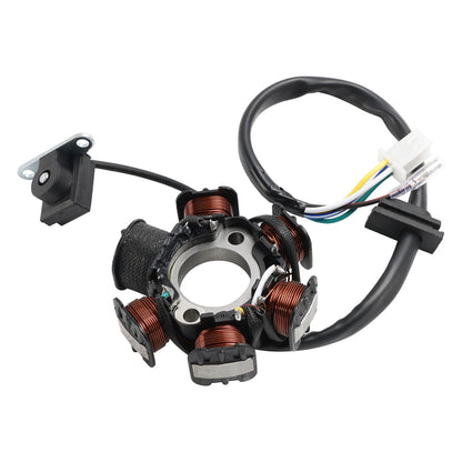 6 Pole Stator Alternator for Kymco Activ 110, 50 SR, Unik 110, Nexxon 50