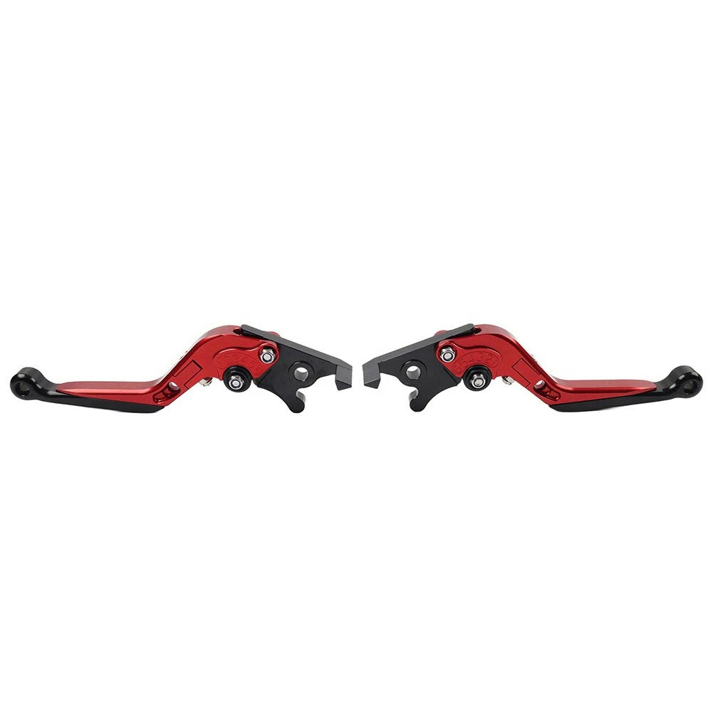 Red CNC Folding Extendable Brake Clutch Levers for BMW S1000XR (2015-2021)