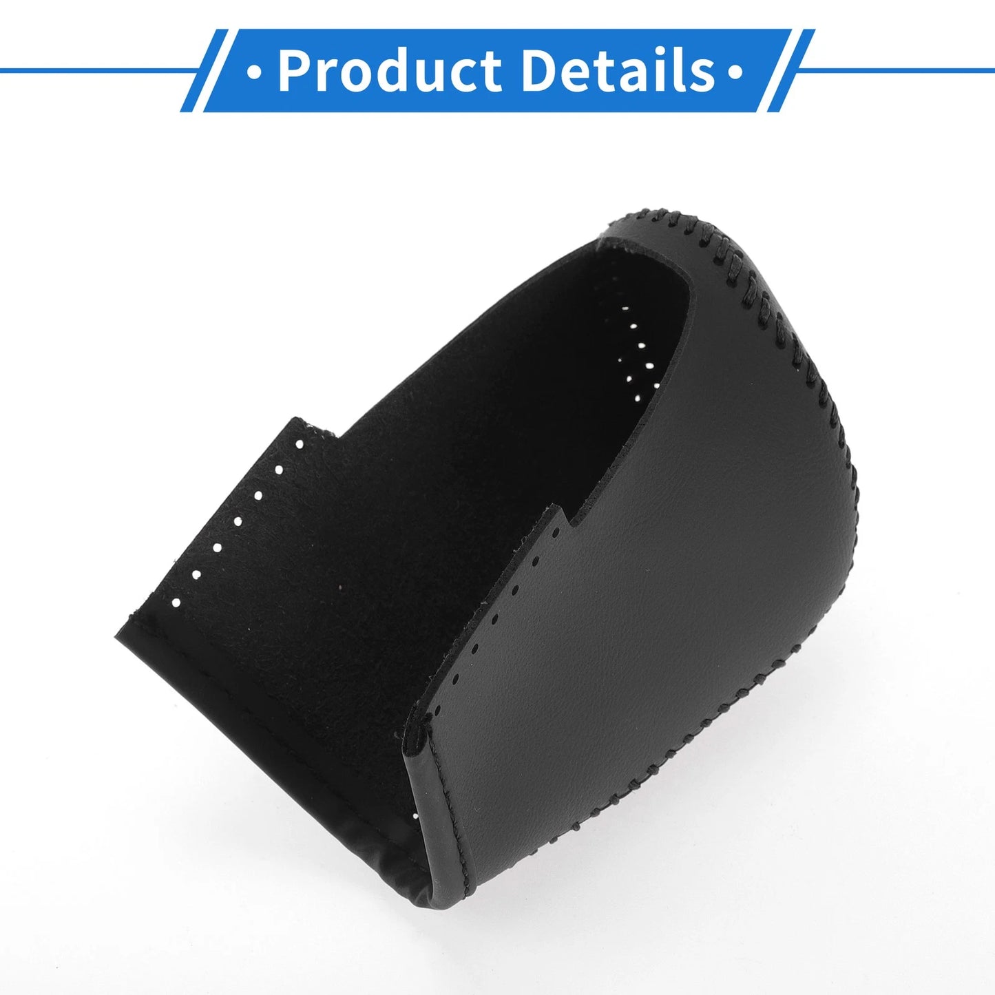 Car Gear Shift Knob Cover for Nissan Altima (2019-2024) Black Faux Leather