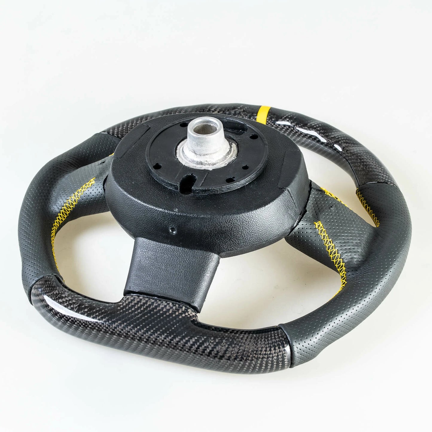 Carbon Leather Yellow Steering Wheel for Mini R55 R56 R57 R60 R61 (2006-2016)