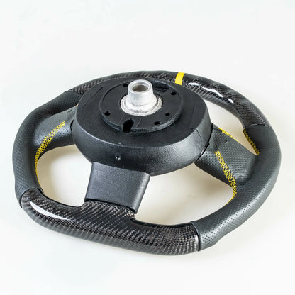 Carbon Leather Yellow Steering Wheel for Mini R55 R56 R57 R60 R61 (2006-2016)