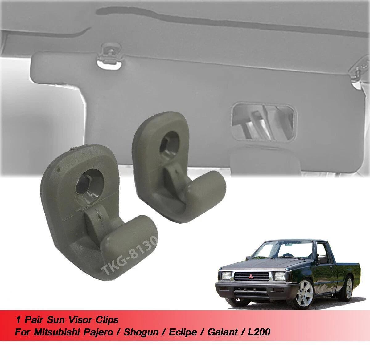 Sun Visor Clip for Mitsubishi Pajero/Shogun Eclipse Galant L200