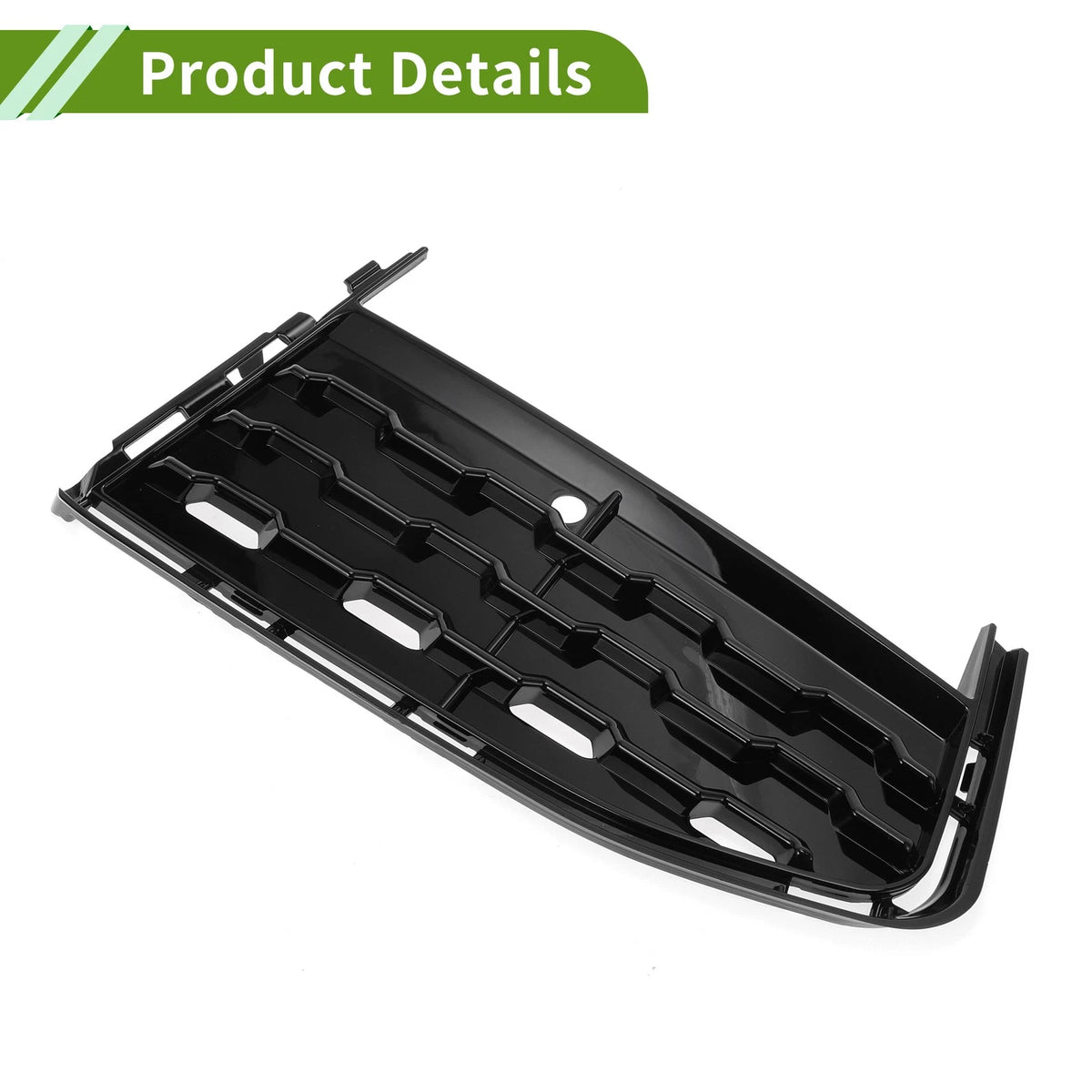 Front Right Fog Light Grill for BMW 7 Series (2015-2020) - 1 x Black