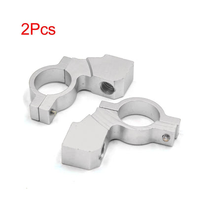2 x M10 x 1.25 Thread Handlebar Rearview Mirror Bracket for Motorcycle