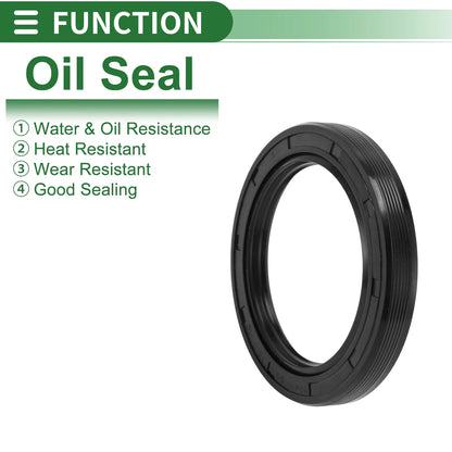 Oil Seal 55x75x10mm Seal Ring Rotary Shaft NBR Rubber High Pressure Black