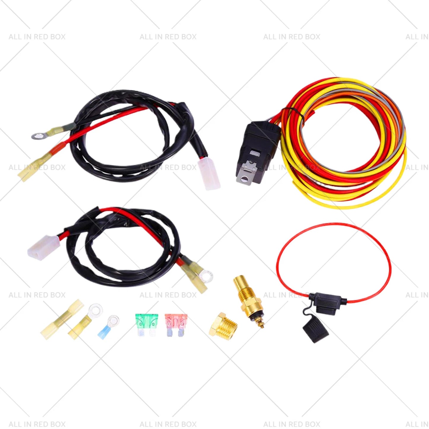 Electric Fan Relay Kit 40A for Dual Fans - Cooling System Upgrade (N/A)