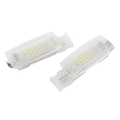 2 x Error Free LED SMD Vanity Mirror Visor Lights for VW Golf Scirocco Passat