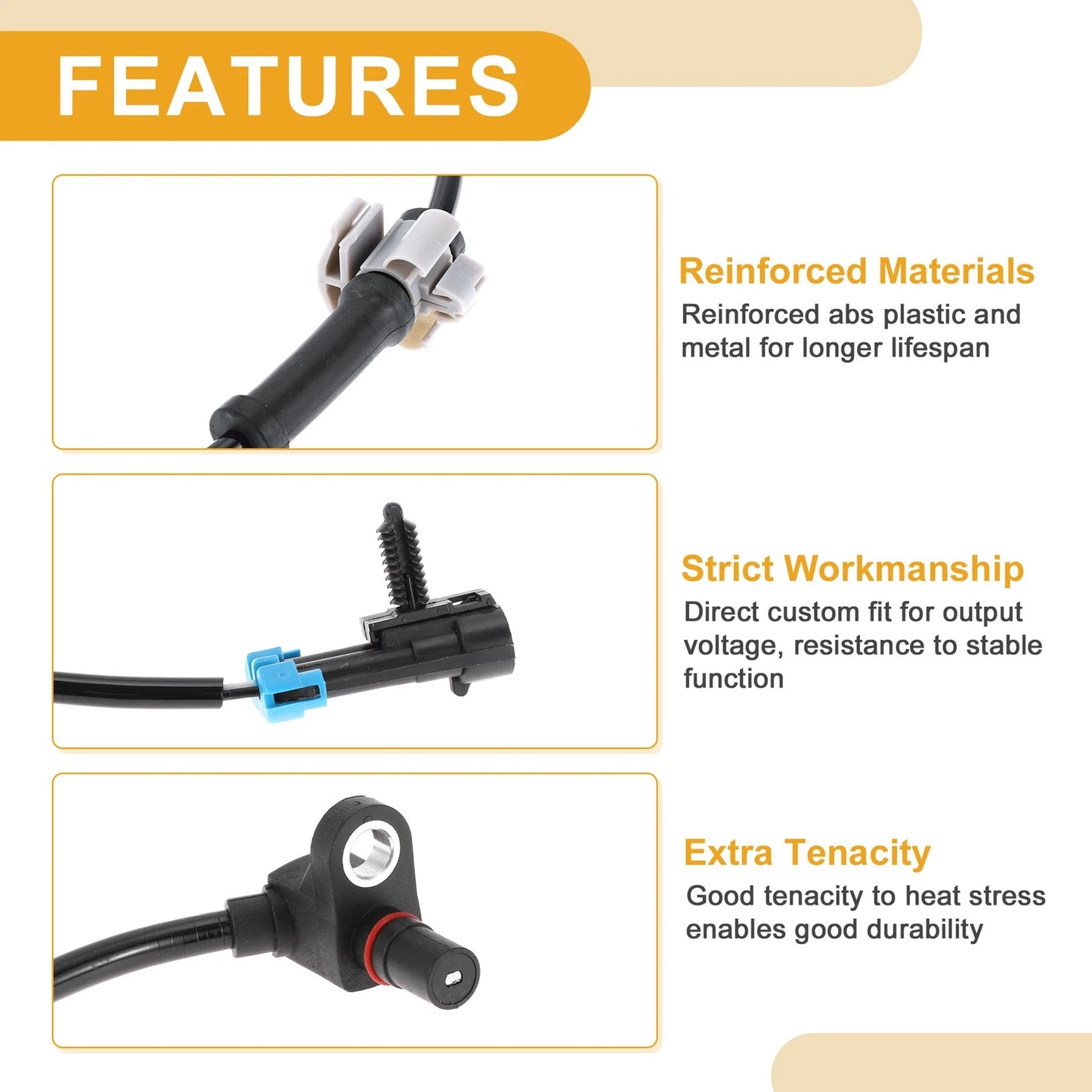 ABS Wheel Speed Sensor for Chevrolet Express Front