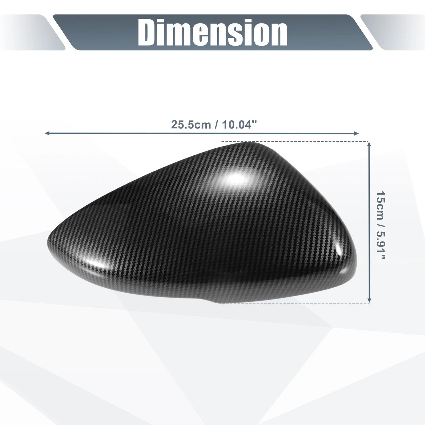 Rearview Mirror Cover Overlay Carbon Fiber for Honda Accord (2018-2023)