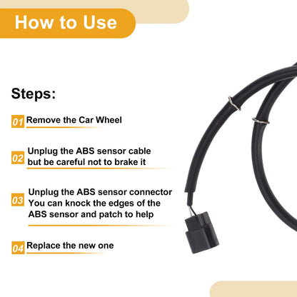 ABS Wheel Speed Sensor for Mitsubishi Montero (2001-2006)